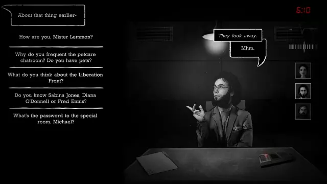 Interrogation: You will be deceived — скриншот 1 из игры