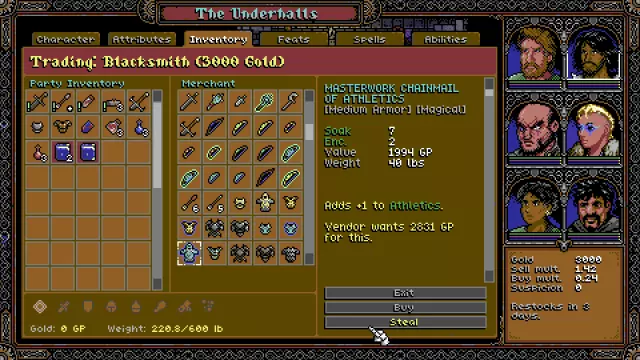 SKALD: Against the Black Priory — скриншот 4 из игры