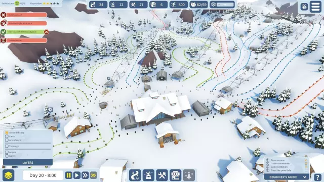 Snowtopia: Ski Resort Builder — скриншот 1 из игры