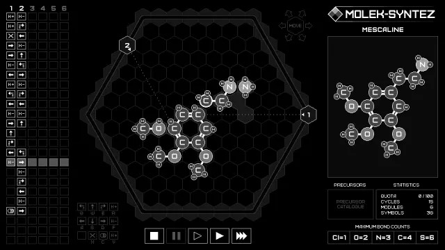 MOLEK-SYNTEZ — скриншот 1 из игры