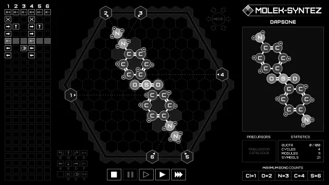 MOLEK-SYNTEZ — скриншот 2 из игры
