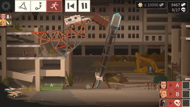 Bridge Constructor: The Walking Dead — скриншот 2 из игры