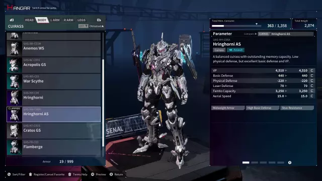 Daemon X Machina: Titanic Scion — скриншот 4 из игры