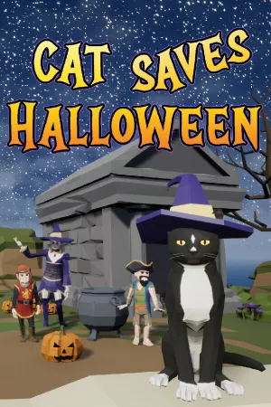 Cat Saves Halloween — купить ключ Steam дешевле, обложка игры