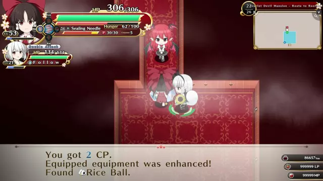 Touhou Genso Wanderer -FORESIGHT- — скриншот 1 из игры