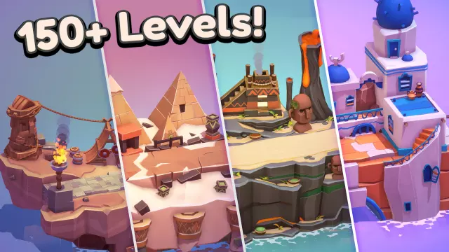 Poly Bridge 3 — скриншот 1 из игры