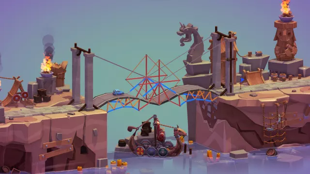 Poly Bridge 3 — скриншот 2 из игры