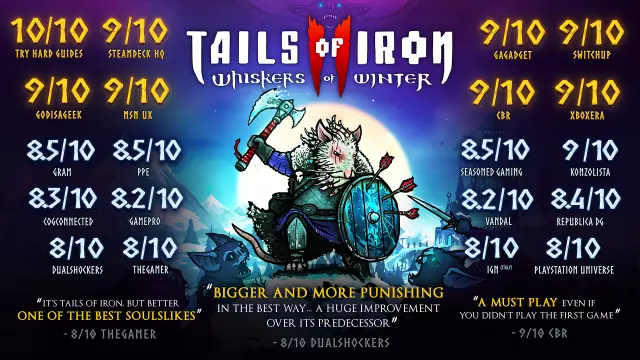 Tails of Iron 2: Whiskers of Winter — скриншот 1 из игры