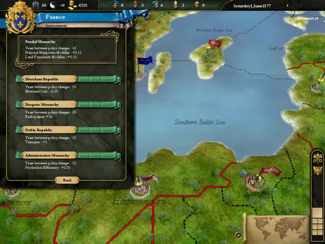Europa Universalis III Complete — скриншот 4 из игры