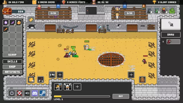 Clicker Arena — скриншот 1 из игры