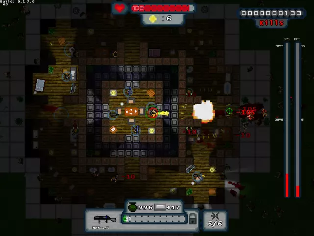 Over 9000 Zombies! — скриншот 1 из игры