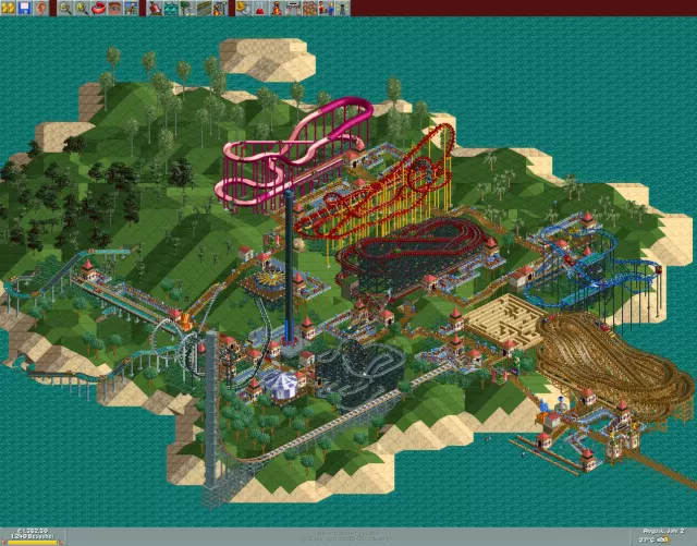 RollerCoaster Tycoon: Deluxe — скриншот 2 из игры