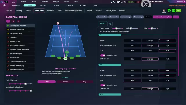 Tennis Manager 2024 — скриншот 5 из игры
