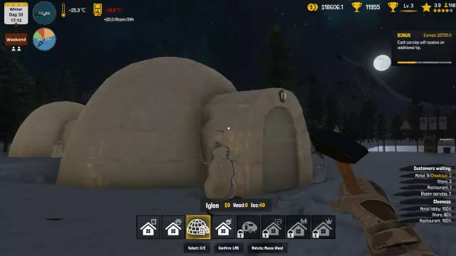 Arctic Motel Simulator — скриншот 1 из игры