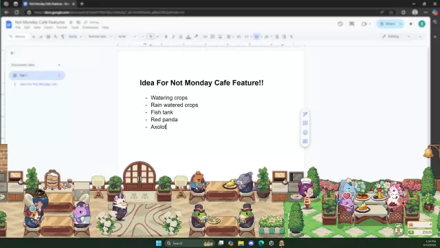 Not Monday Cafe — скриншот 4 из игры