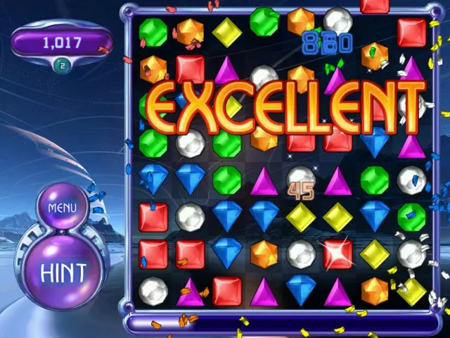 Bejeweled 2 Deluxe — скриншот 1 из игры
