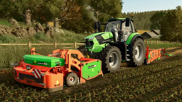 Farming Simulator 25: Highlands Fishing Expansion — скриншот 1 из игры