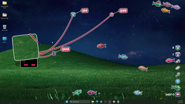 Desktop Fishes — скриншот 3 из игры