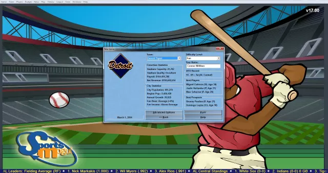 Baseball Mogul 2015 — скриншот 3 из игры