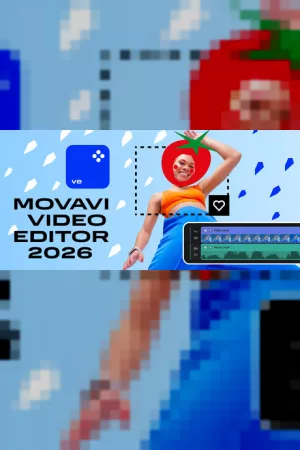 Movavi Video Editor 2026 — купить ключ Steam дешевле, обложка игры