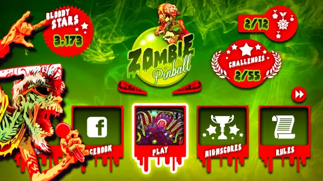 Zombie Pinball — скриншот 1 из игры