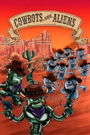 Cowbots and Aliens — купить ключ Steam дешевле, обложка игры