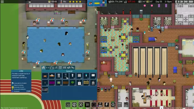 Rec Center Tycoon - Management Simulator — скриншот 2 из игры