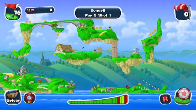 Worms Crazy Golf — скриншот 3 из игры