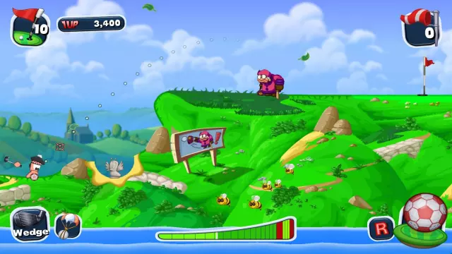 Worms Crazy Golf — скриншот 4 из игры