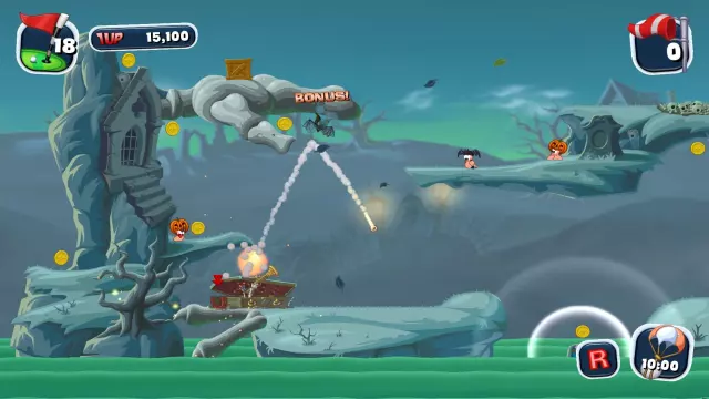 Worms Crazy Golf — скриншот 6 из игры