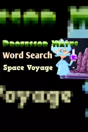Professor Watts Word Search: Space Voyage — купить ключ Steam дешевле, обложка игры