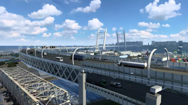 Euro Truck Simulator 2 - Beyond the Baltic Sea — скриншот 1 из игры