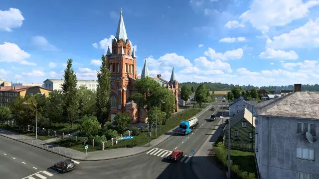 Euro Truck Simulator 2 - Beyond the Baltic Sea — скриншот 2 из игры